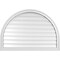 Ekena Millwork Round Top Surface Mount PVC Gable Vent: Functional, w/ 2"W x 1-1/2"P Brickmould Frame, 40"W x 28"H GVPRT40X2802SF - alternate 1